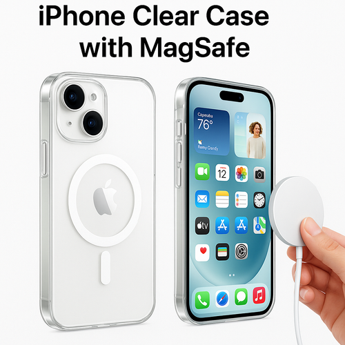 Coque de protection iphone compatible magsafe